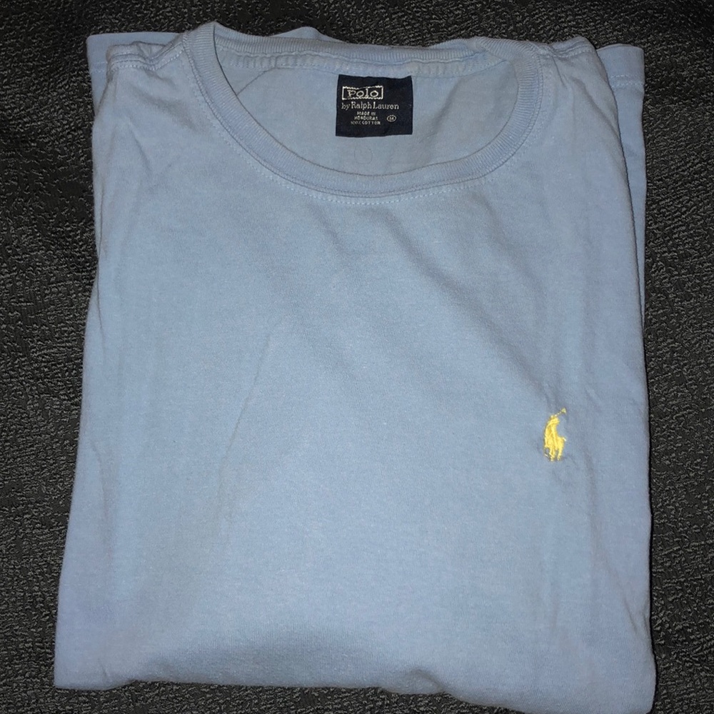 Medium polo crew neck long sleeve shirt